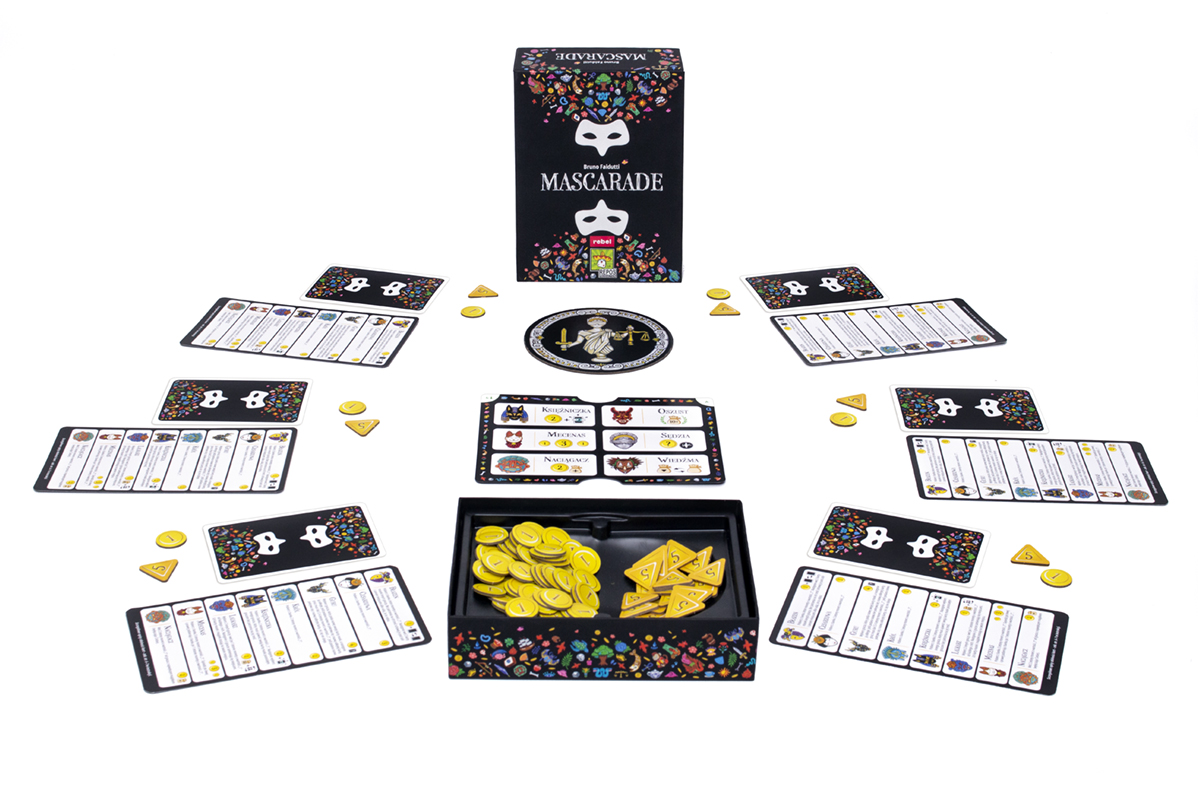 Gra Mascarade (edycja polska) Rebel 25638 Nazwa Mascarade