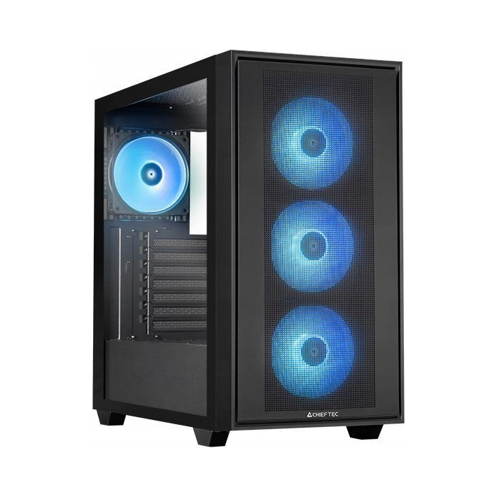 Počítačová Skriňa Chieftec Hunter 3 midi tower čierna