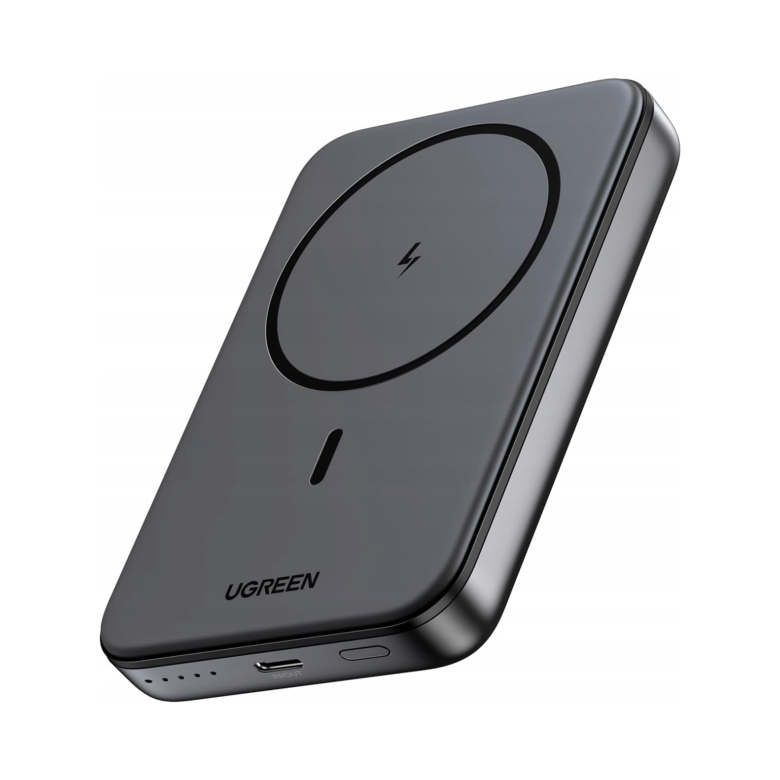 Powerbanka Ugreen 10000 mAh šedá s bezdrátovým nabíjením 20 W