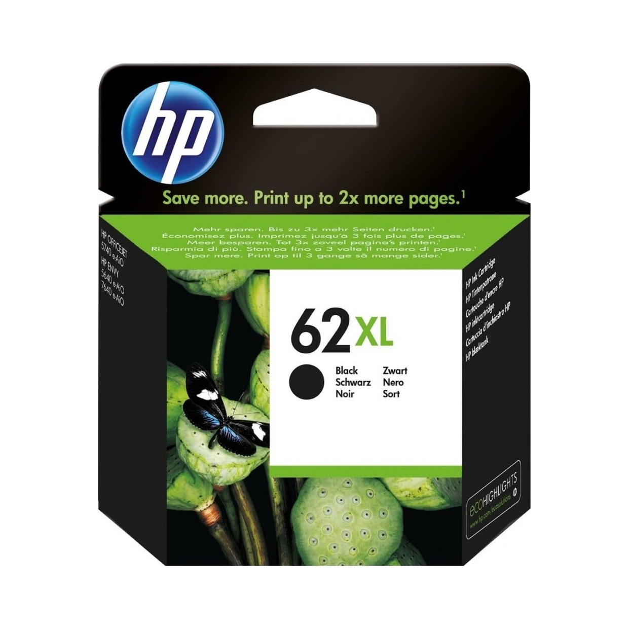 Hp Inc. ink č. 62XL C2P05AE black