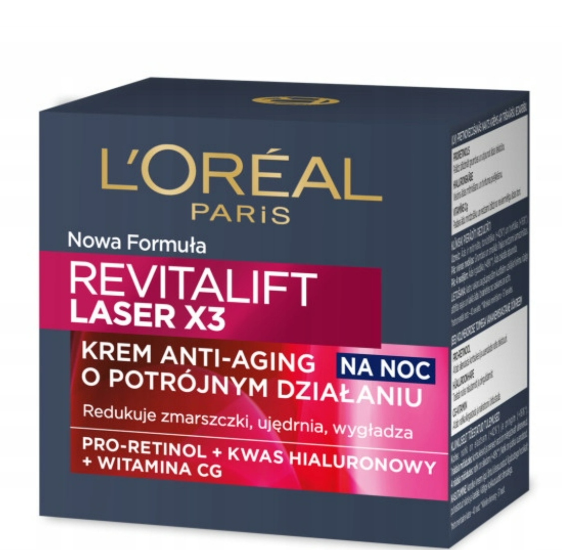 L'Oreal Paris Revitalift Laser X3 noční anti-aging krém na obličej 50 ml