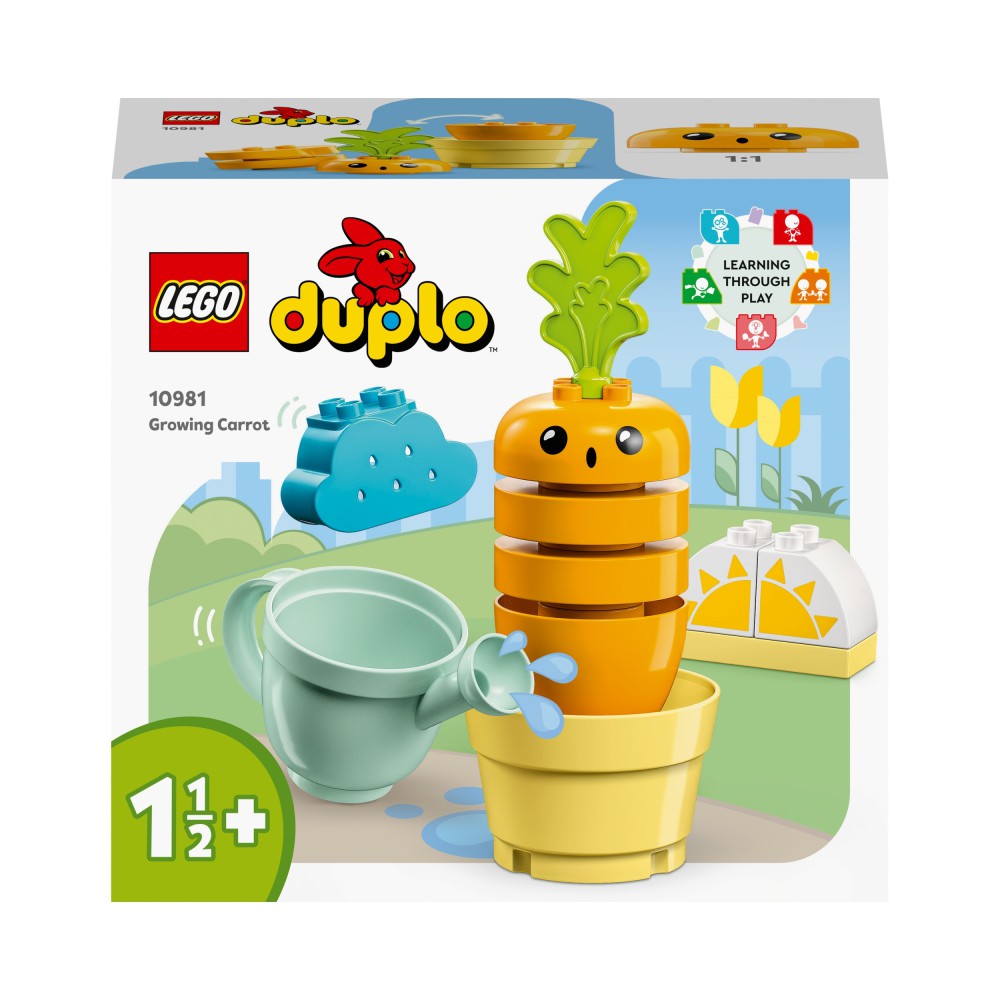 LEGO DUPLO, My First, Rosnąca marchewka, 10981