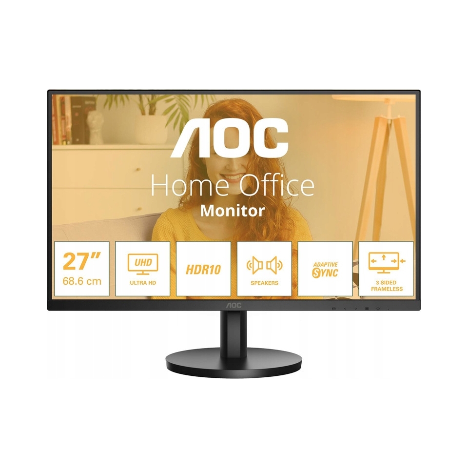 Monitor Aoc 27" U27B3A 2xHDMI Dp reproduktory