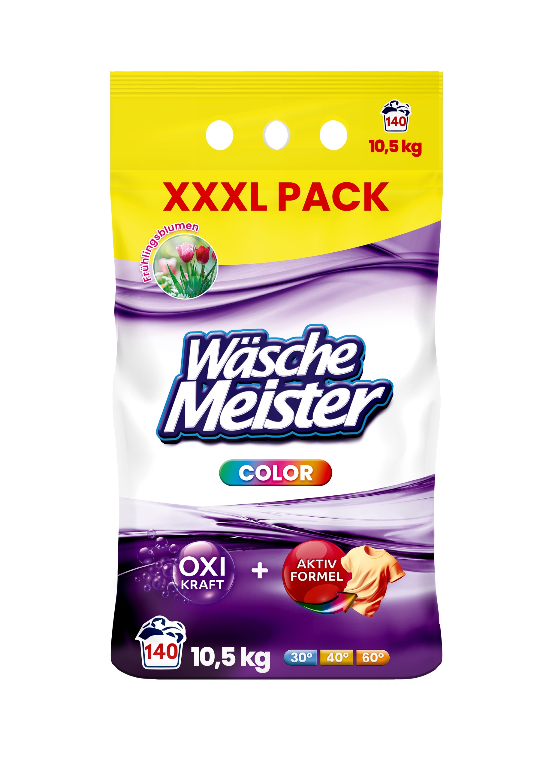Levně Wasche Meister prášek na barevné prádlo 10,5 kg