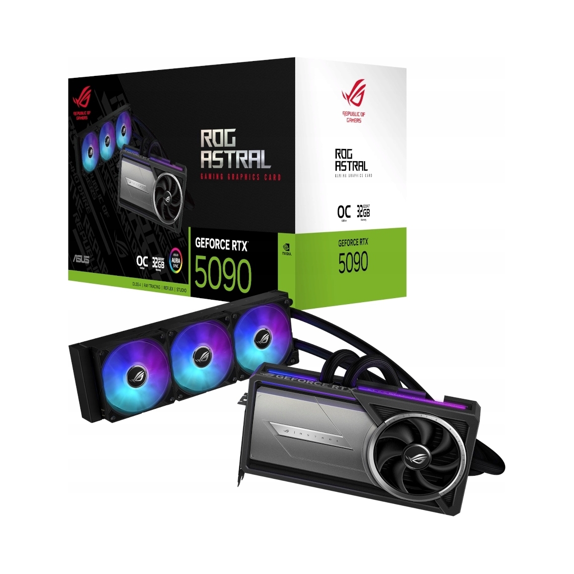 Grafická karta Asus Rog Astral LC GeForce Rtx 5090 32 Gb GDDR7 Oc Edition