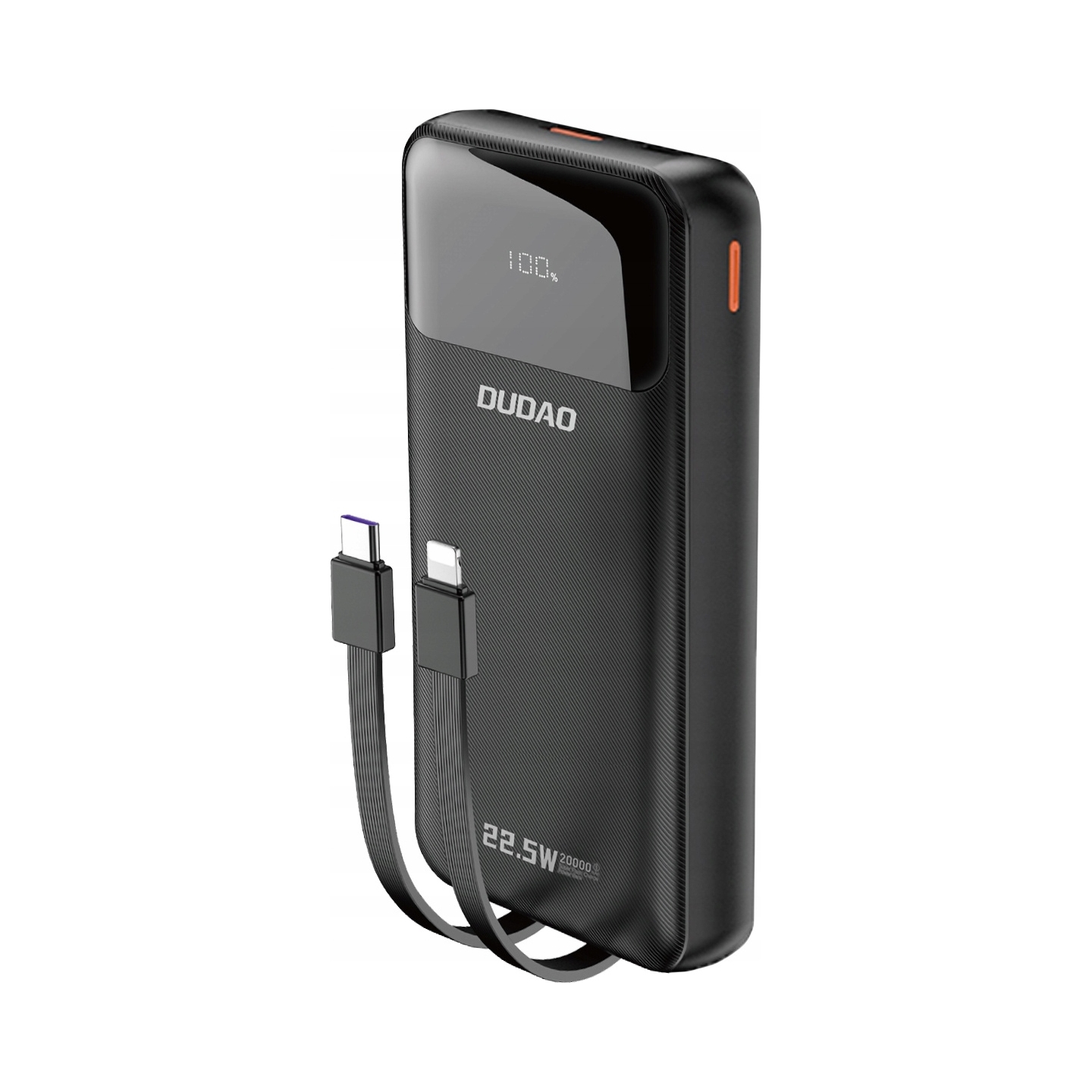 Powerbank Dudao K15Pro 20000mAh 22. 5W Pd Usb- C Usb- A wbudowane kable i