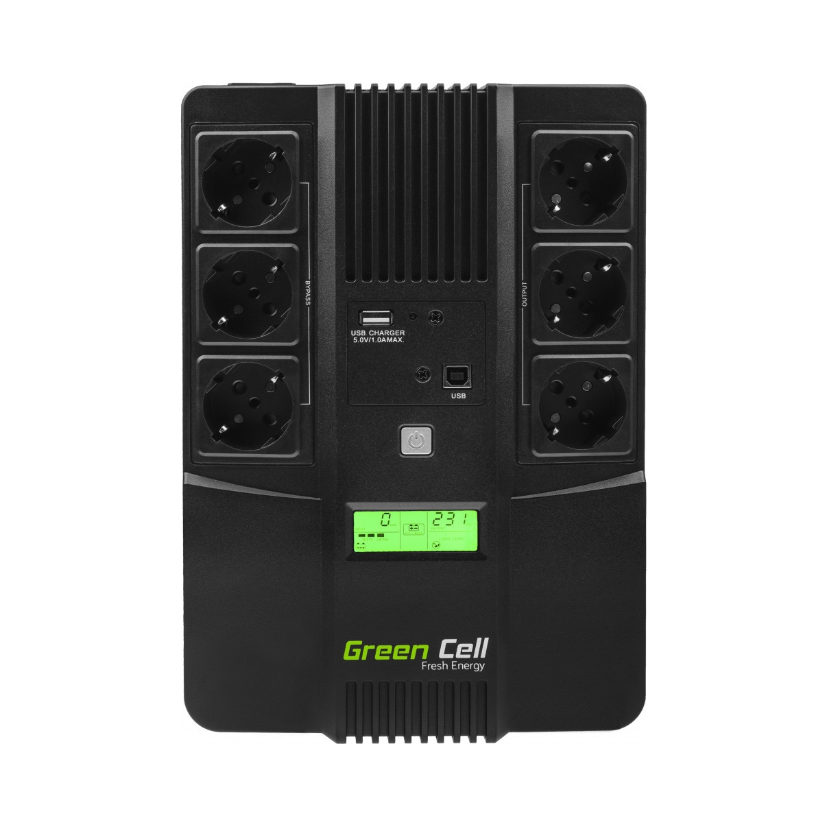 Záložný zdroj Ups voľne stojaci Green Cell UPS07 800VA 480 W
