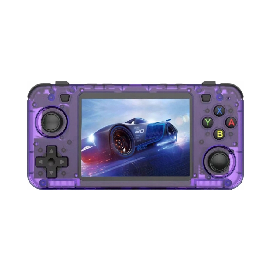 Przenośna konsola gier retro R36H 64GB ekran IPS 3,5 cale fioletowa