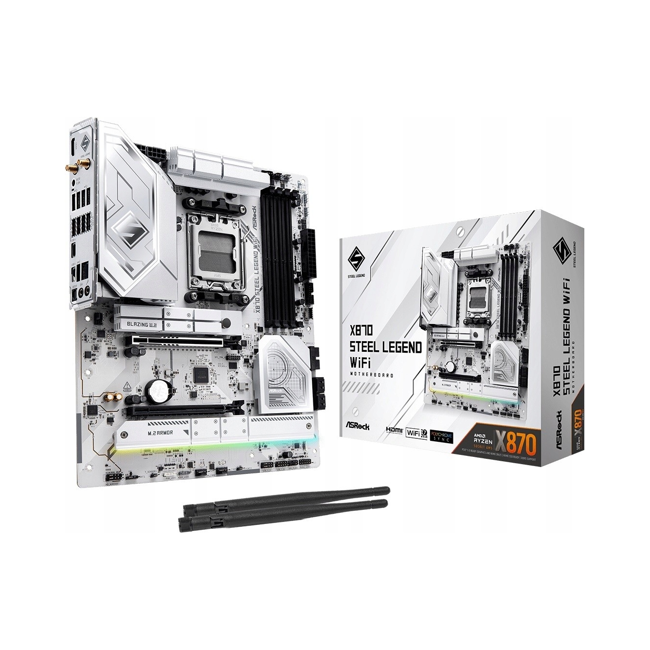 ASRock X870 Steel Legend Wifi AM5 DDR5 Atx Základná doska