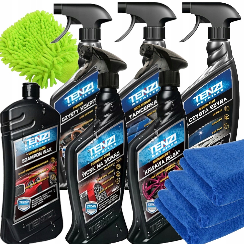 Tenzi Zestaw Kosmetyki Samochodowe Kosmetyków Do Czyszczenia Auta Samochodu