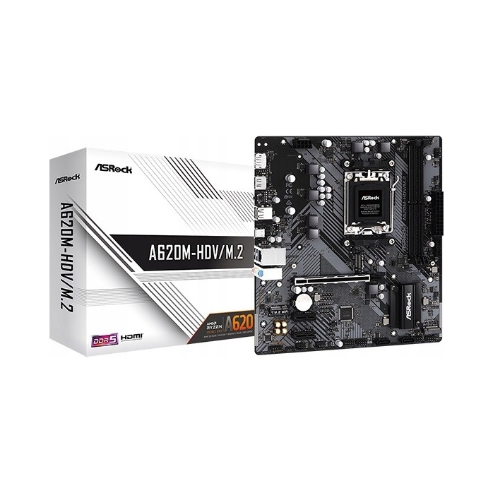 Základná doska ASRock A620M-HDV/M.2 Amd A620 DDR5 SATA3 M.2 USB3.1 PCIe4.0