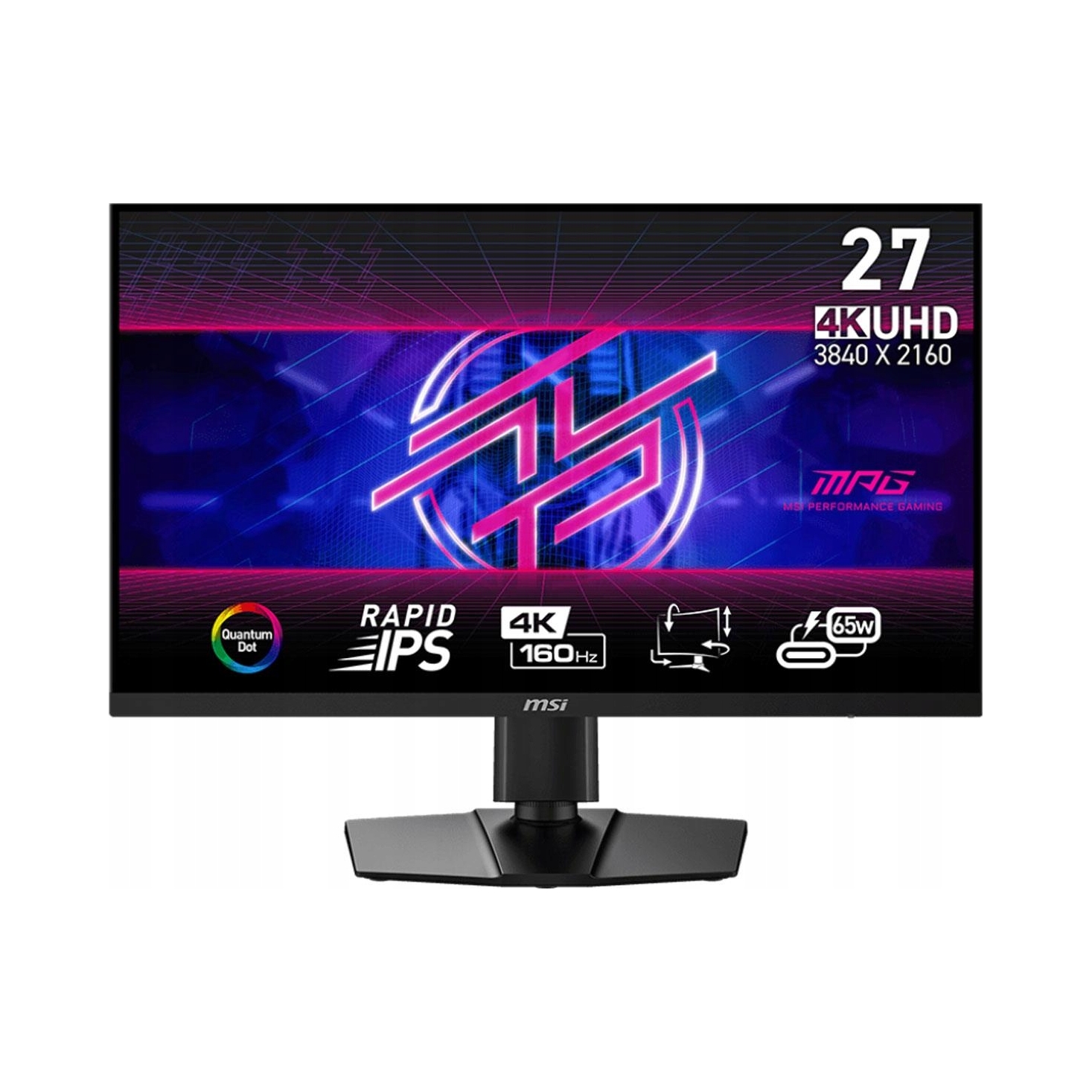 Herní monitor Msi Mpg 274URF Qd 160 Hz Uhd 4K Hdr 400 FreeSync Premium
