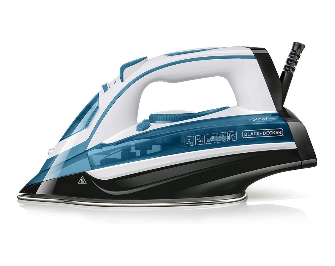 Žehlička Black+Decker, BXIR2402E, parní ráz 140 g/min, kontinuální parní vý