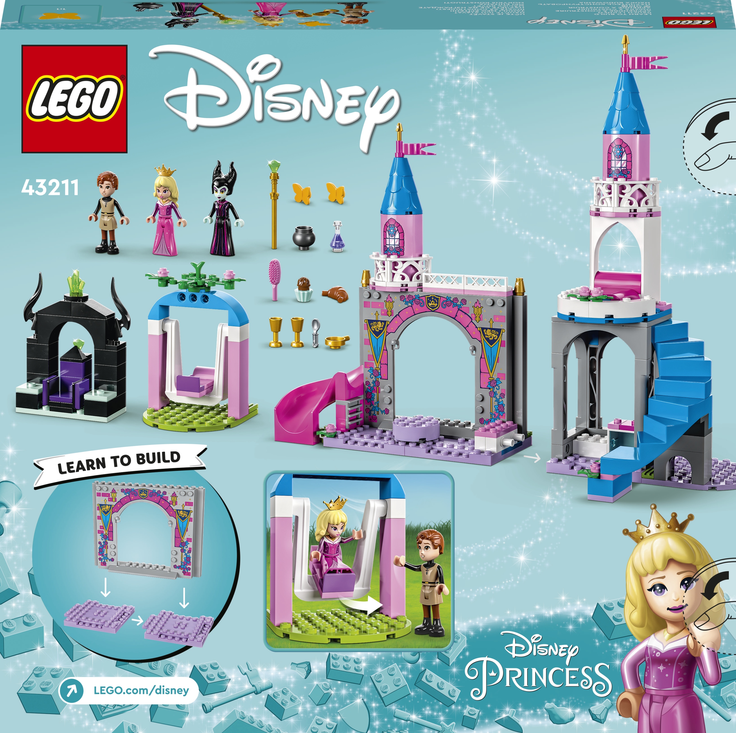 LEGO DISNEY PRINCESS 43211 ZAMEK AURORY Wiek dziecka 4 lata +