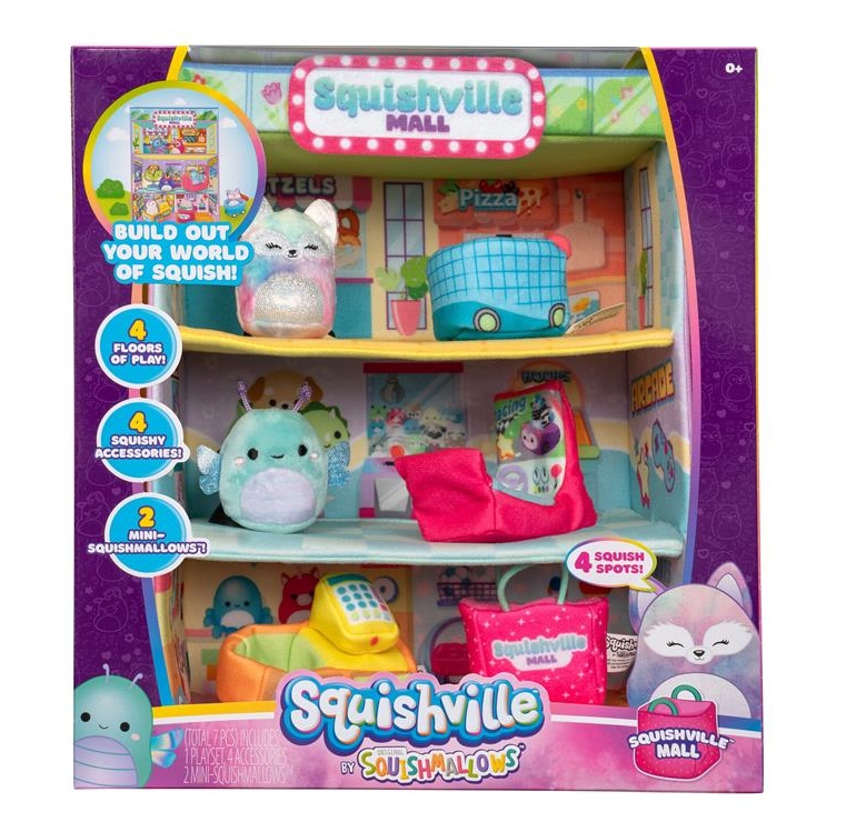 

Squishville Squishmallow Mall Playset