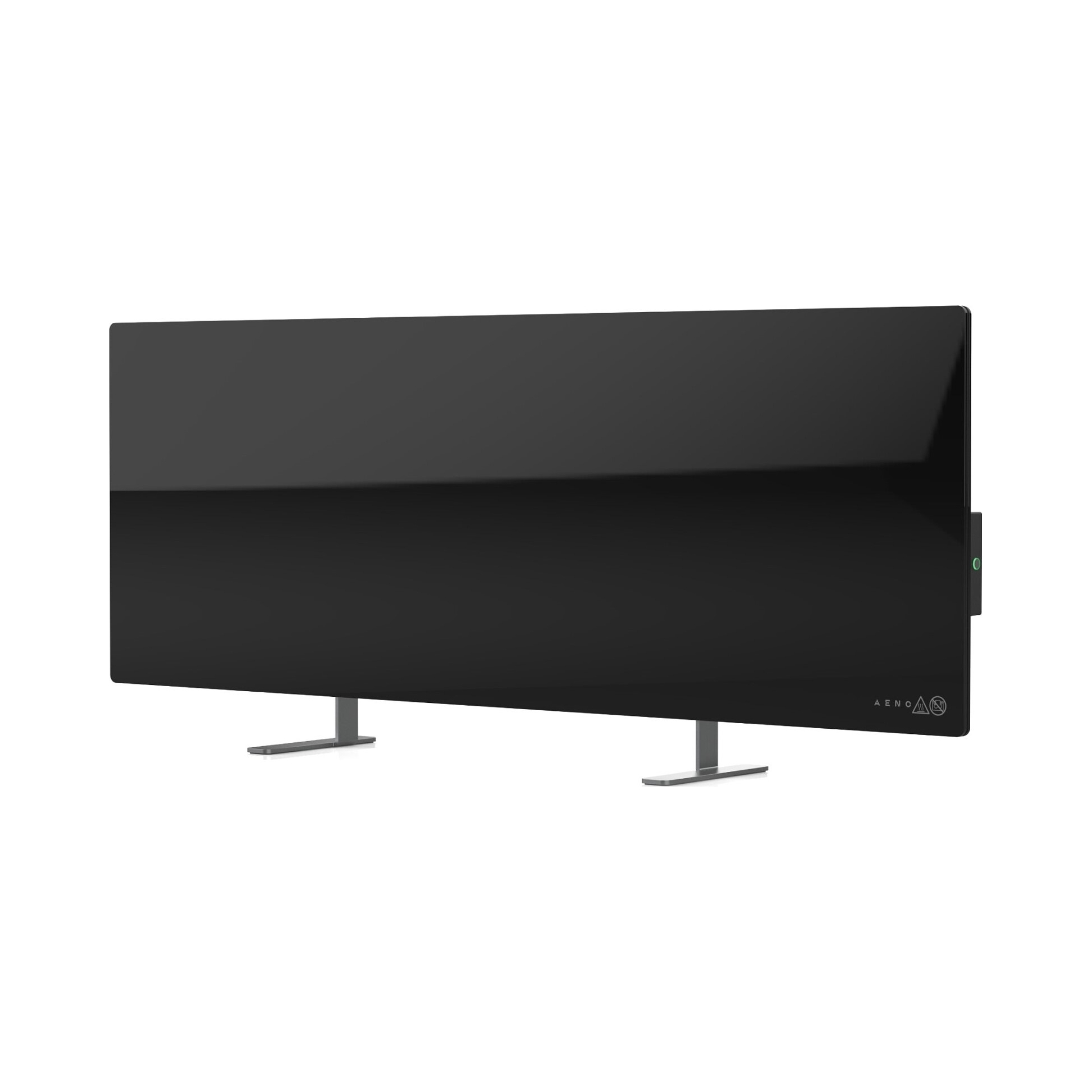 AENO GH4S Grzejnik szklany Smart 700W app+panel LED czarny wtyczka EU — 9