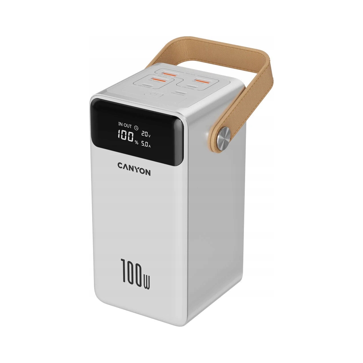 Powerbanka Canyon OnPower 610 60000 mAh 100 W biela