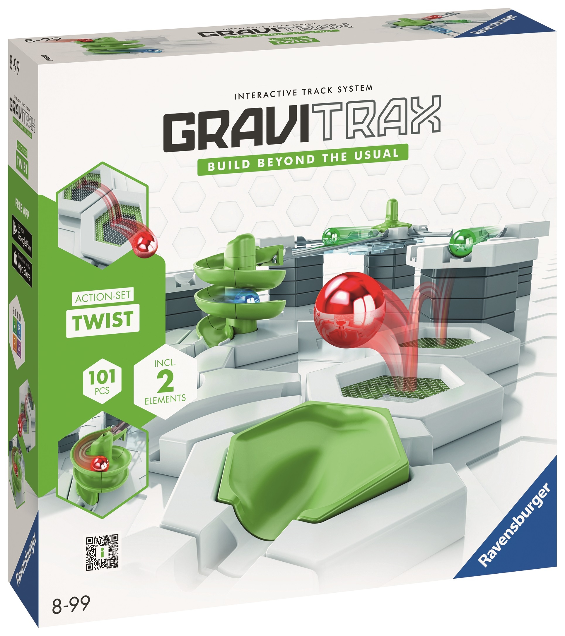Zestaw startowy GraviTrax Twist 225767 Ravensburger Marka Ravensburger