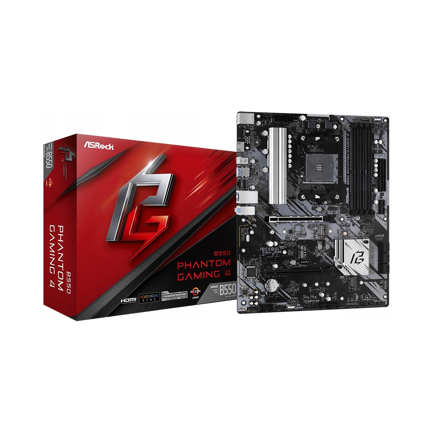 Základná doska Atx ASRock B550 Phantom Gaming 4