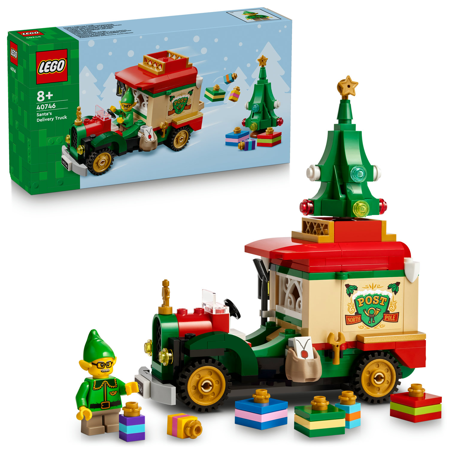 stavebnice Lego Classic 40746 Nákladní auto svatého Mikuláše