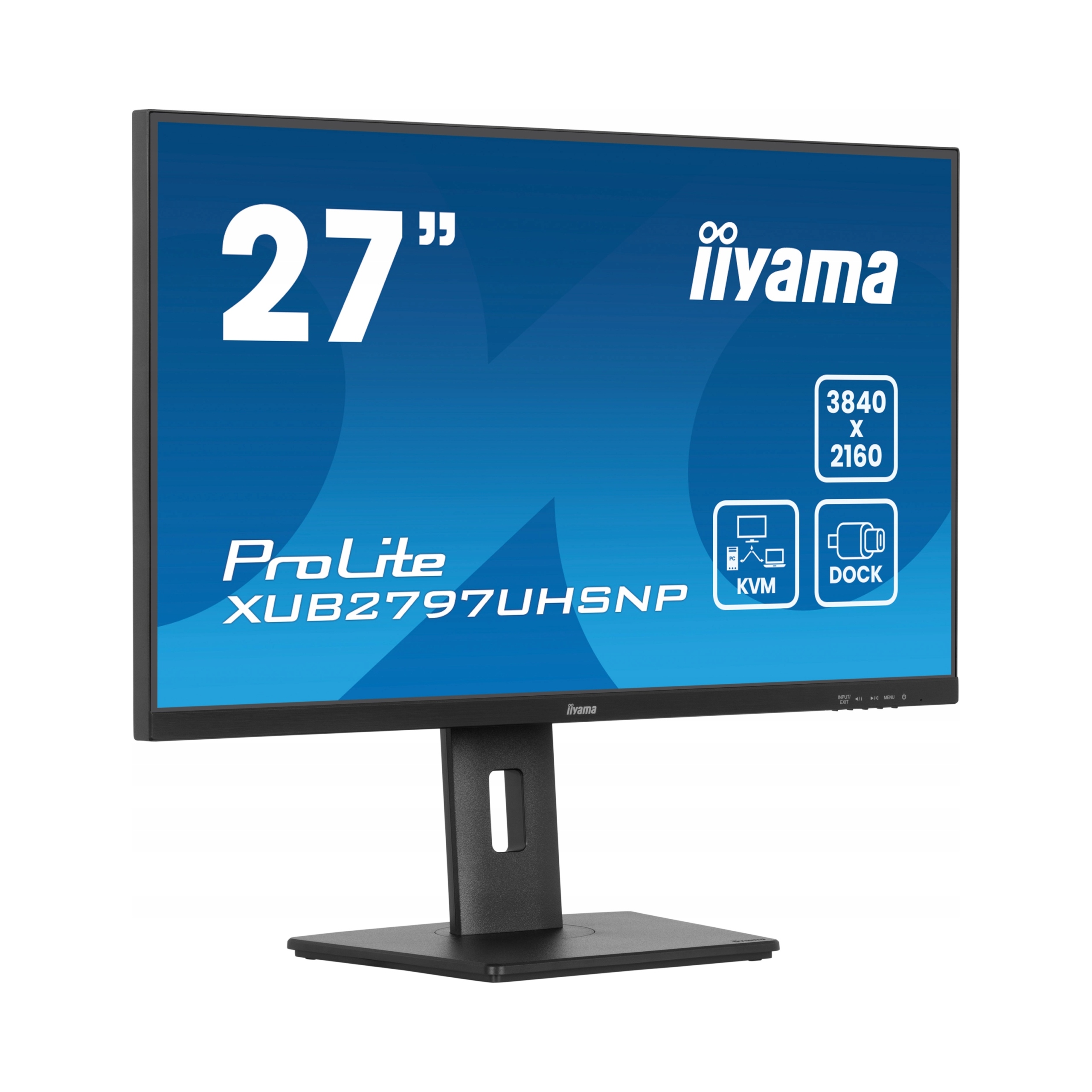 4K monitor 27-palcový iiyama ProLite XUB2797UHSNP-B1 Ips 60Hz 4ms Pivot