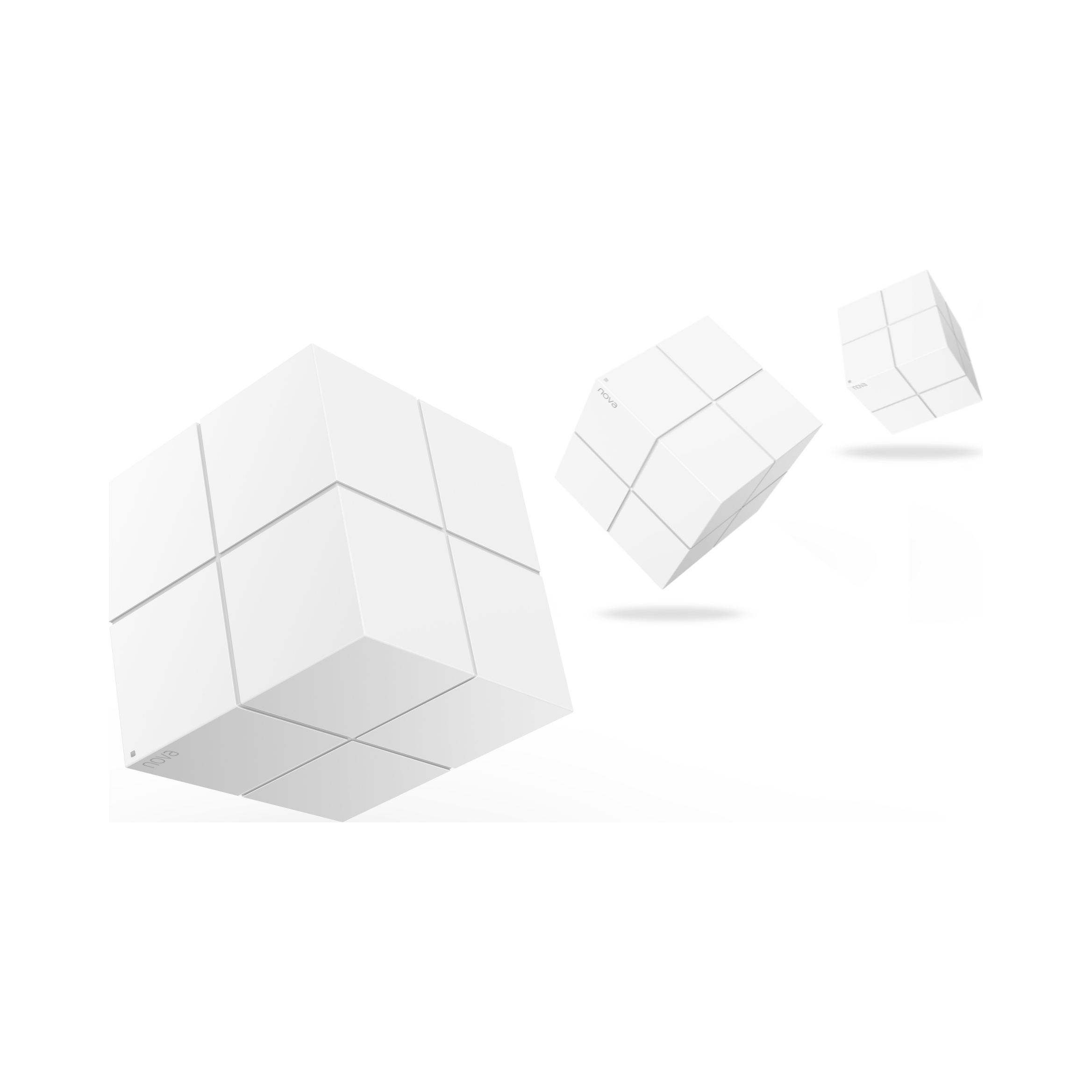 WiFi Mesh systém Tenda Nova MW6, 3 kusy, WiFi 5 2.4/5GHz, pokrytie až 500m2,