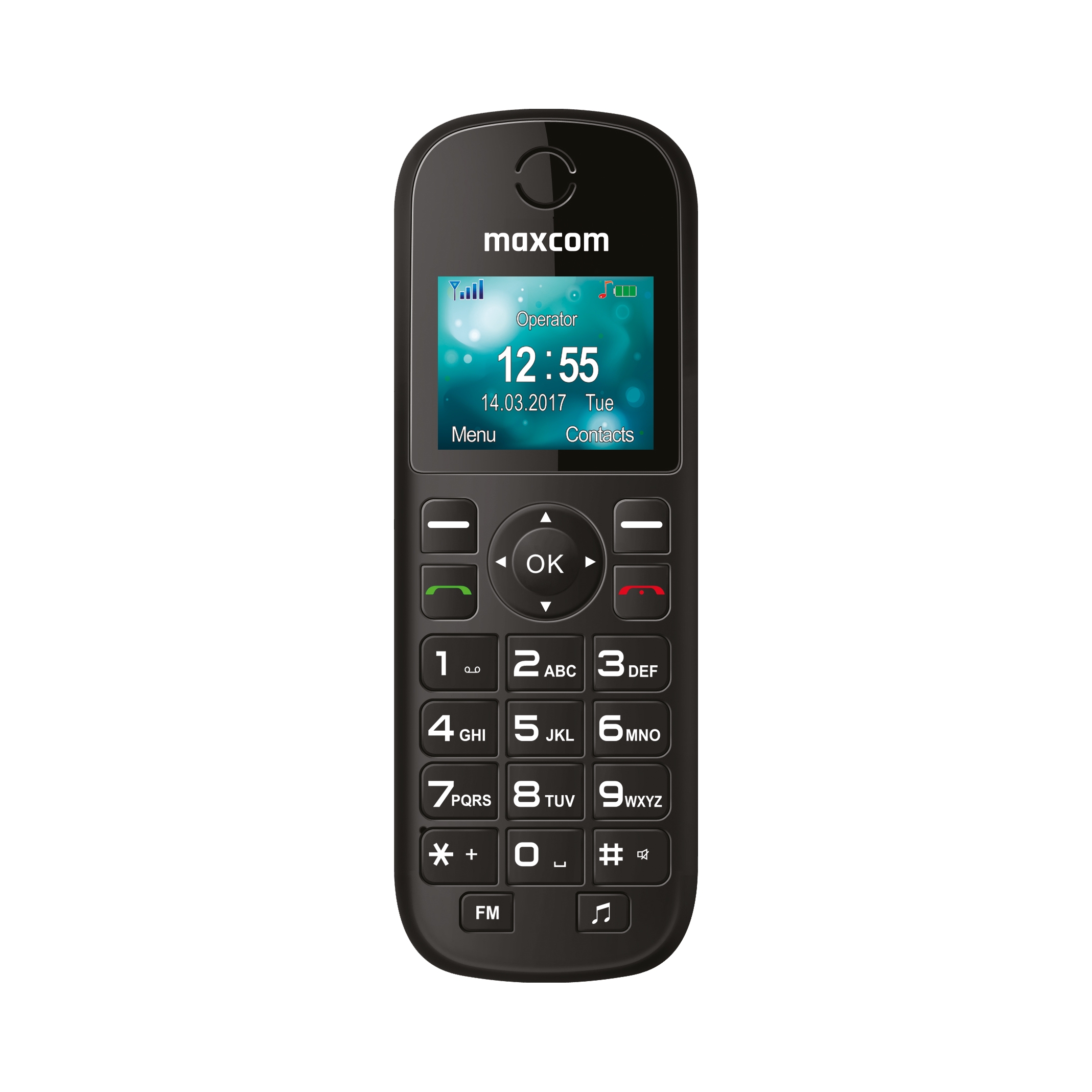Maxcom Comfort MM35D mobiltelefon időseknek nagy gombokkal és