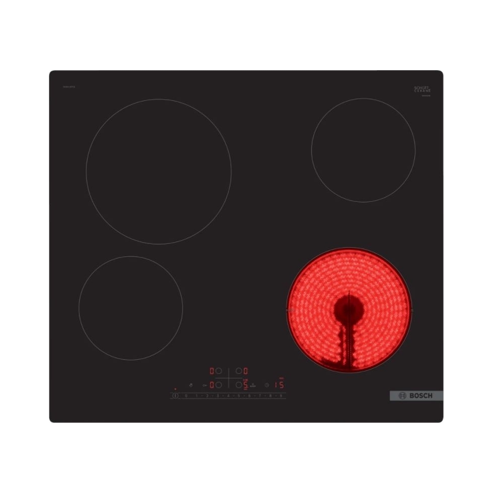 Płyta ceramiczna do zabudowy Bosch PKE611FP2E 4 palniki czarna