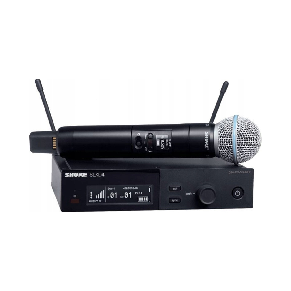 Shure SLXD24E/B58-G59 Bezdrátový set Beta58 470-514 MHz