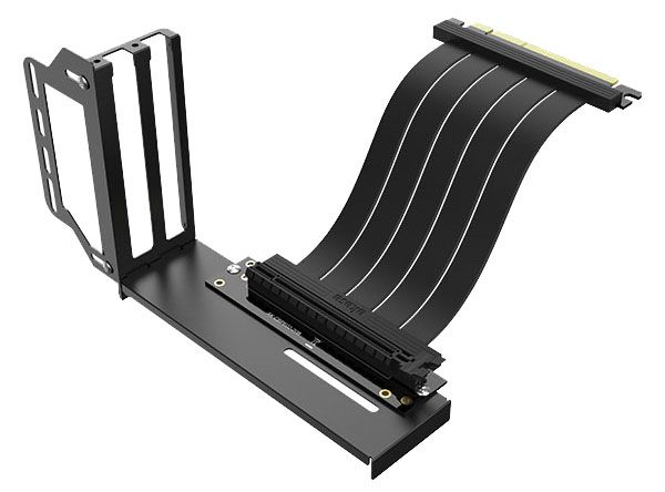 Akasa Riser Black Pro pionowy uchwyt Gpu Kabel