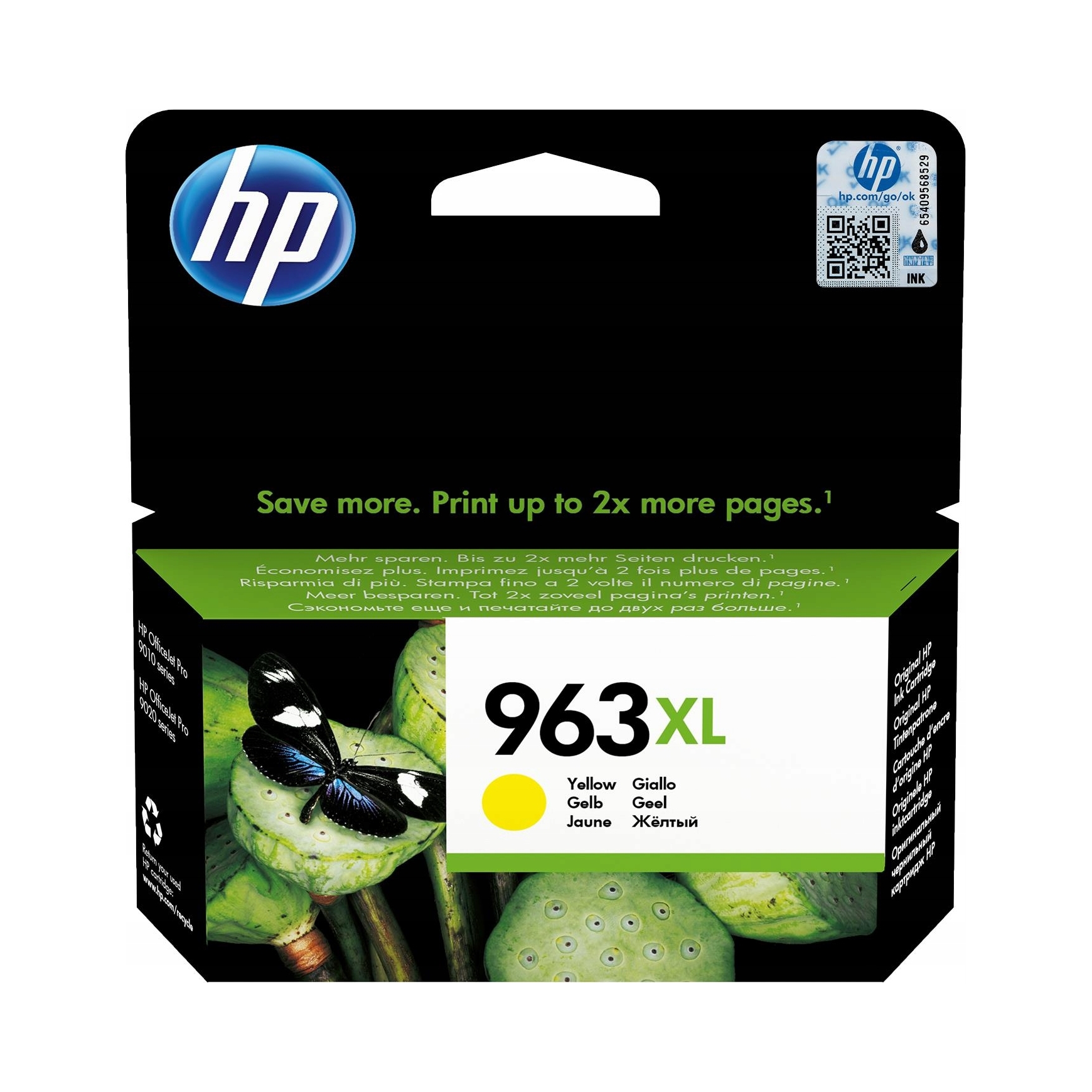 Inkoust Hp 963XL žlutý (yellow) 3JA29AE