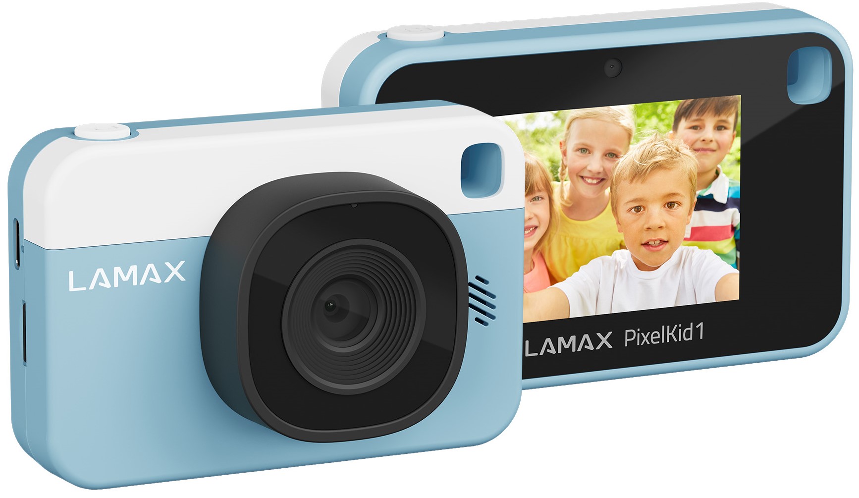 Lamax Dětský fotoaparát a kamera PixelKid1 Blue