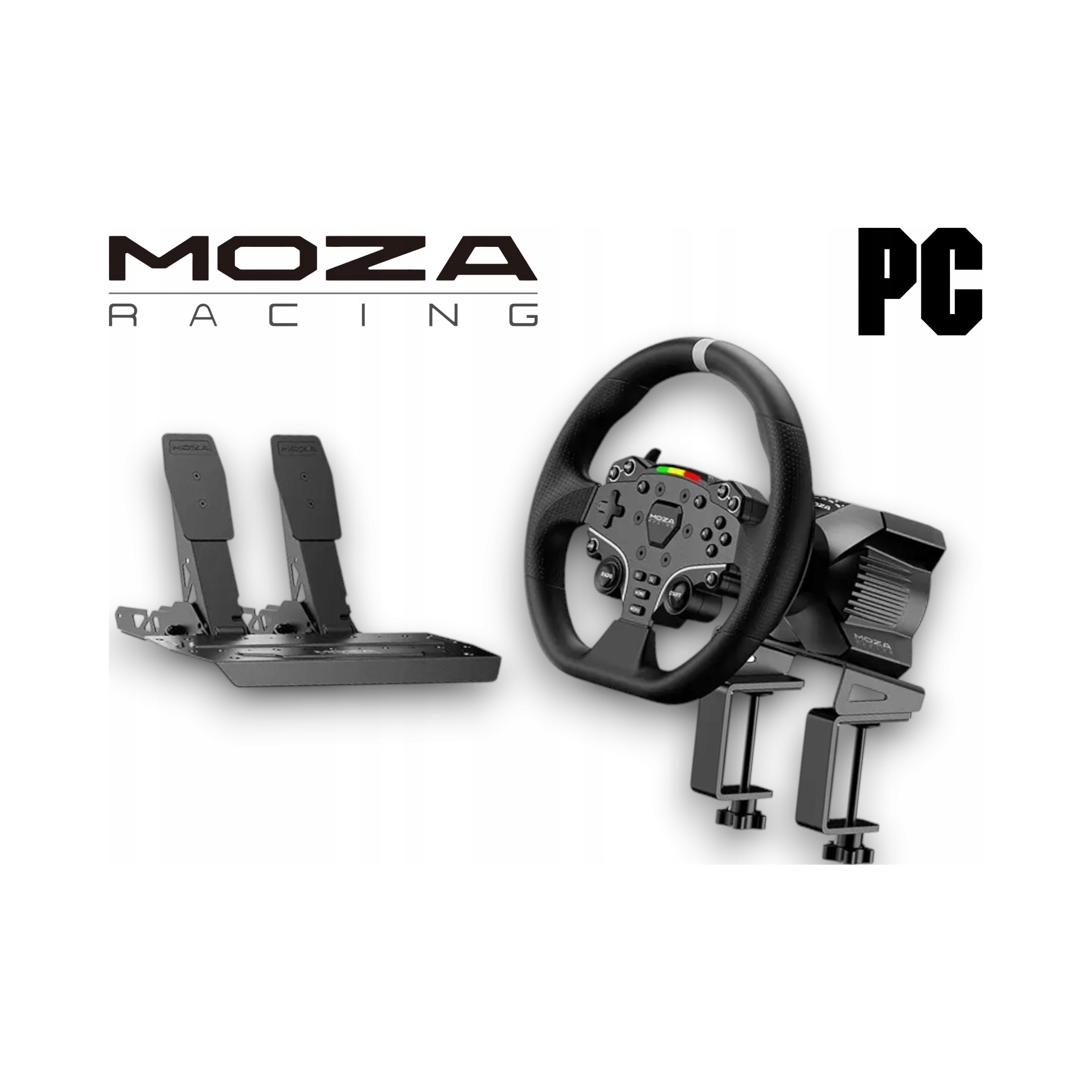 Zestaw Moza Racing R3+ES+SRP- Lite+zaciski (pc) Moza Racing