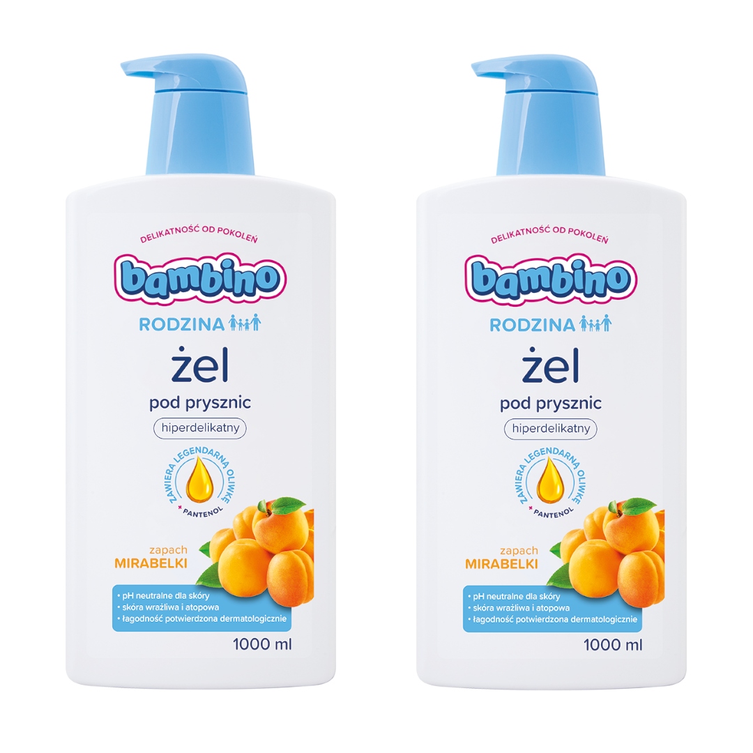 

Nivea Żel pod prysznic o zapachu mirabelki 2x1000