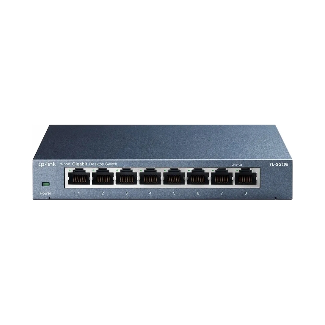 Switch TP-Link TL-SG108 8-portový Gigabit Ethernet, černý, nespravovaný