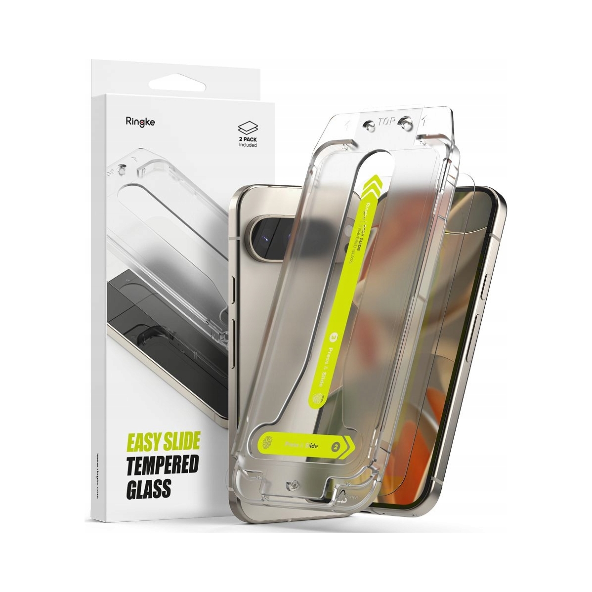 Szkło Hartowane Ringke Easy Slide 2- Pack Google Pixel 9 9 Pro 10 10 Pro