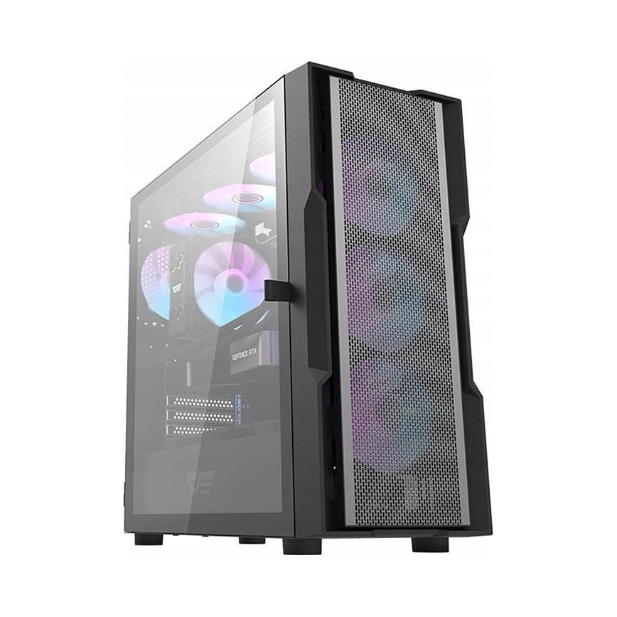 Obudowa komputerowa Darkflash DK431 Mesh 4 wentylatory Argb (czarna)