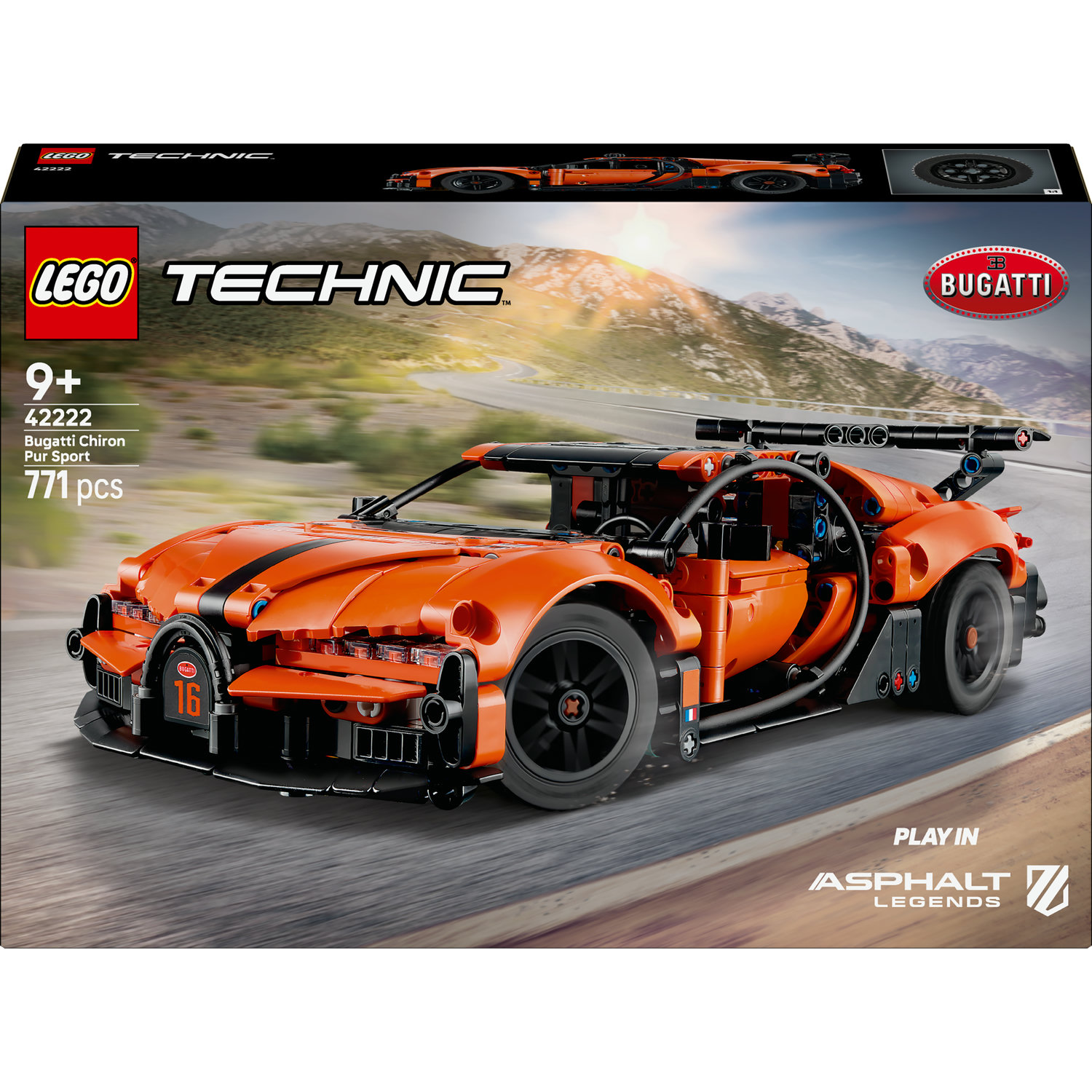 Lego Technic 42222 Hypersport Bugatti Chiron Pur Sport