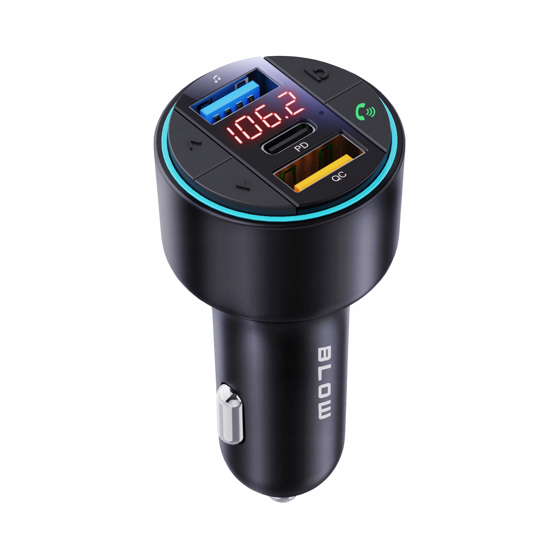 Transmiter samochodowy Fm Blow Bluetooth 5.3 QC3.0 Pd 30W V.2