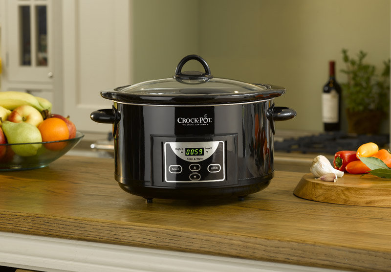 CROCK-POT Wolnowar 4,7L Dla 5 Osób Programowalny Timer Czarny — miniatura 10