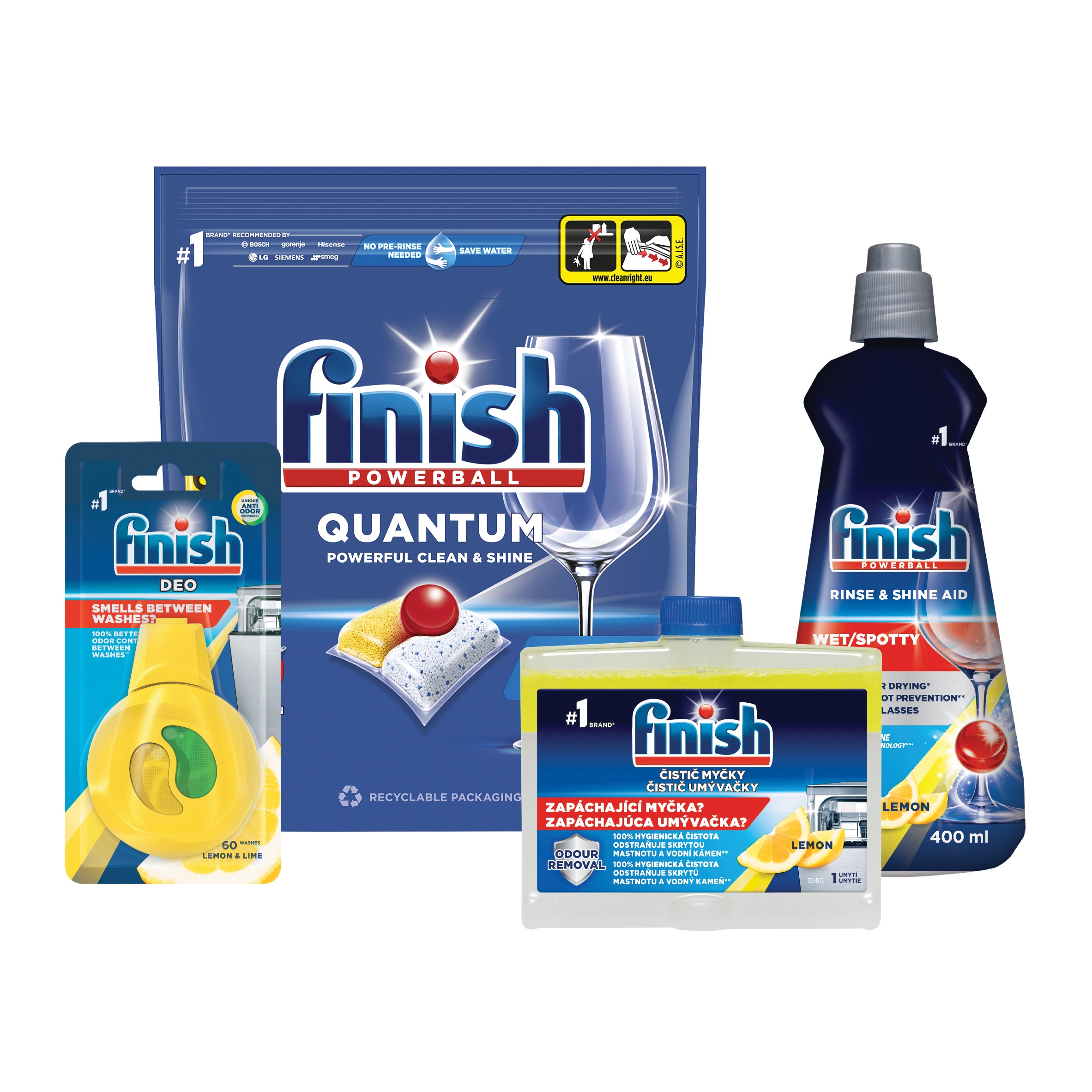 Levně Finish Quantum All in 1 balení citronu