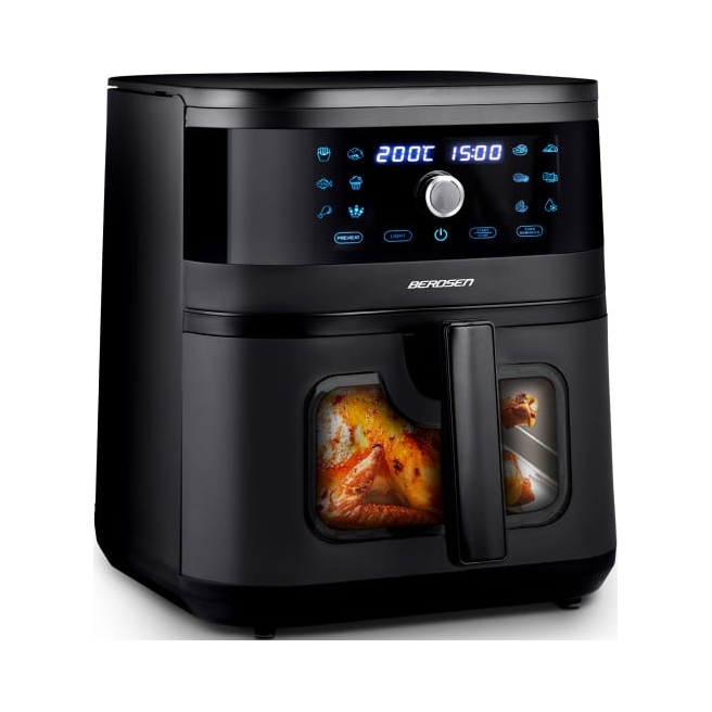 Berdsen BD-661 Horkovzdušná fritéza 8 l, 1700 W, černá