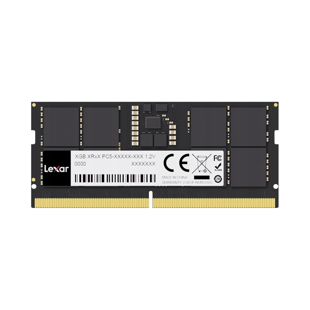 Lexar/ So-dimm DDR5/ 16GB/ 5600MHz/ CL46/ 1x16GB LD5S16G56C46ST-BGS