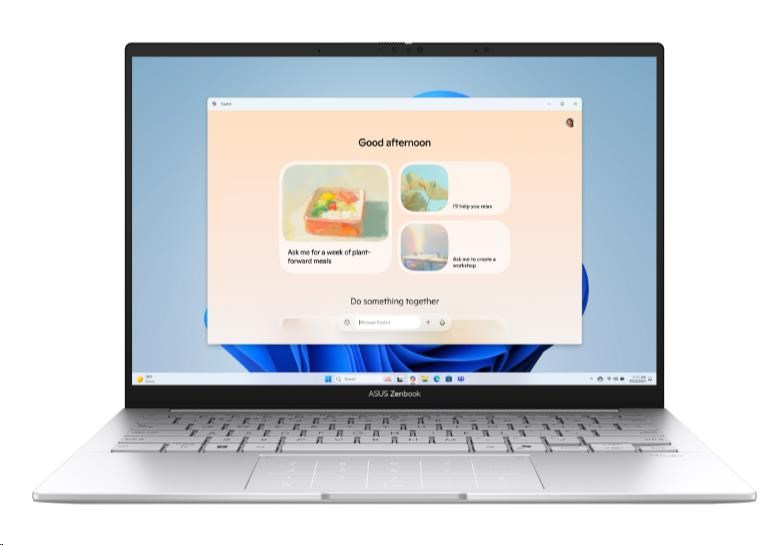Asus Zenbook 14 UX3405CA-OLED237W Foggy Silver celokovový