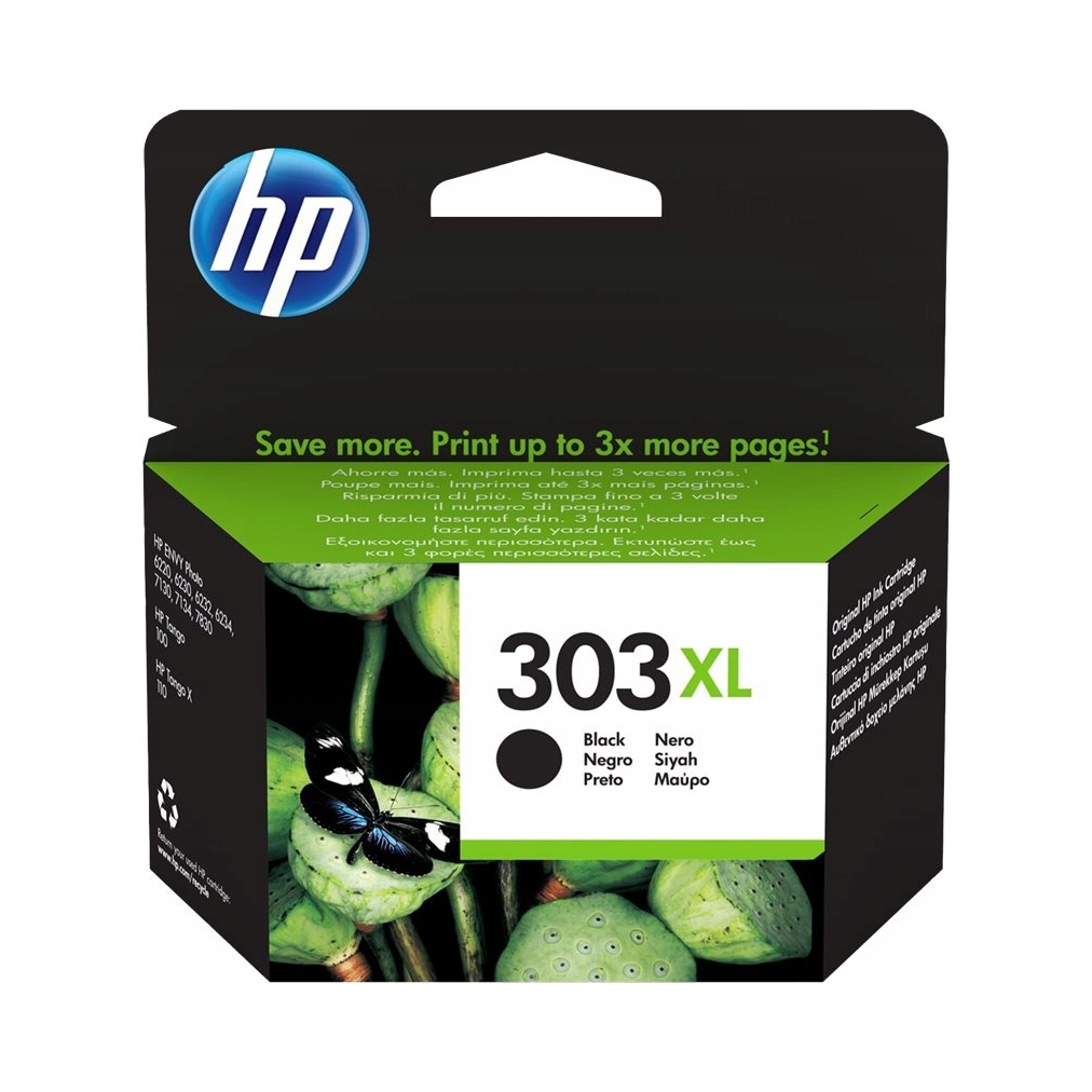 Atrament Hp 303 XL čierny 12 ml T6N04AE
