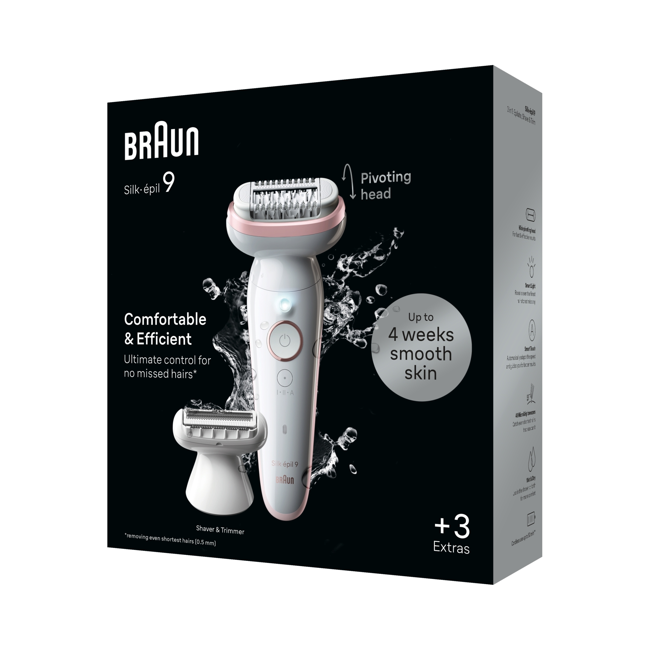 Depilator Bezprzewodowy Golarka do Bikini Nóg Braun Silk-Epil Ses 9-030
