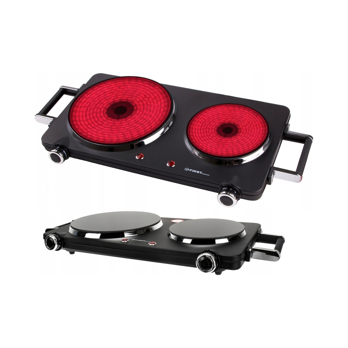 Kuchenka dwupalnikowa First Austria w kolorze czarnym