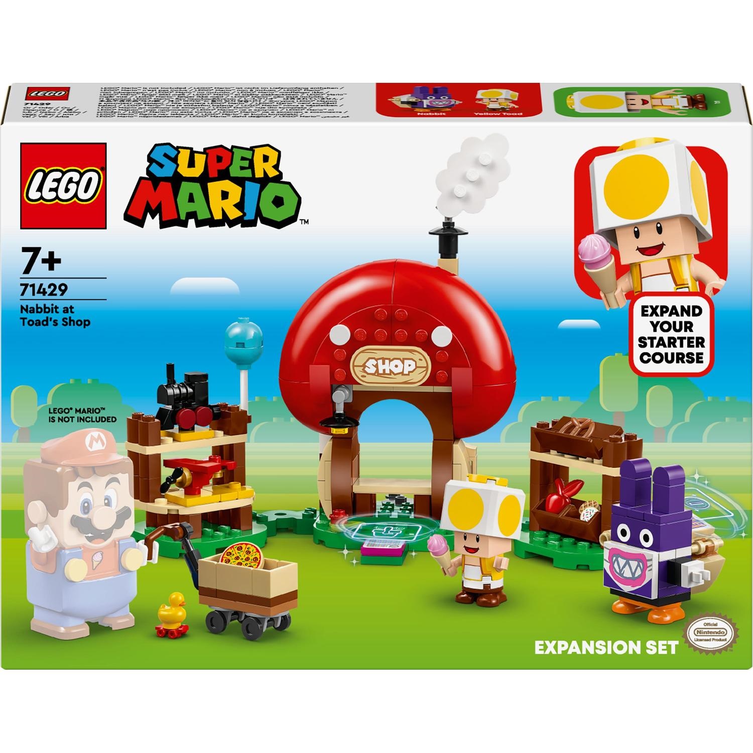 Lego Mario 71429 Nabbit v obchodě Toada rozšiřující sada