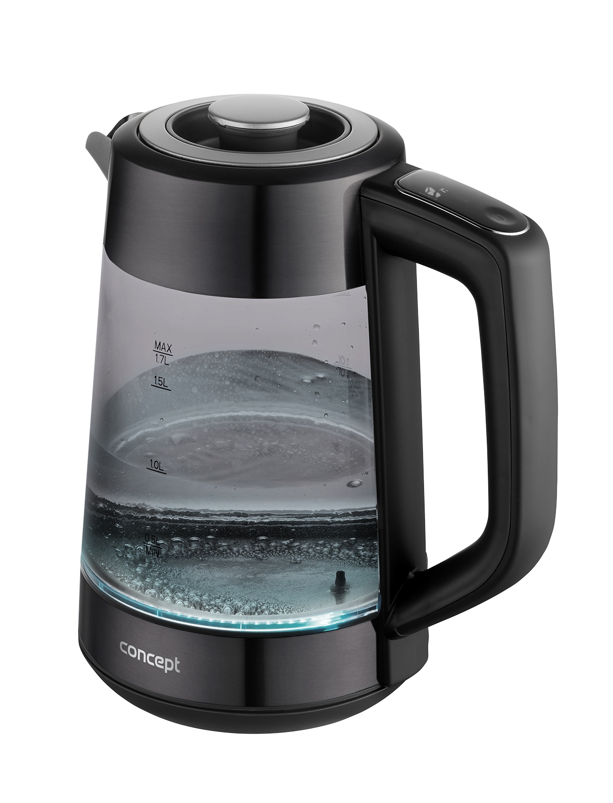 Czajnik elektryczny Concept RK4195 2200 W 1,7 l srebrny/szary