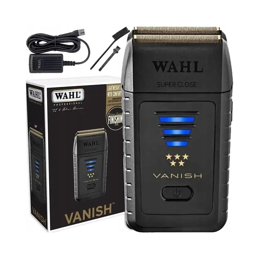 Golarka foliowa Wahl 5 Star Vanish czarna sieciowo-akumulatorowa 100 min